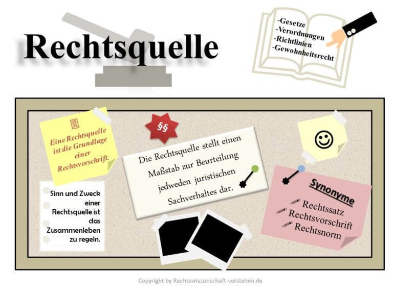 Rechtsquelle Definition & Erklärung | Rechtslexikon